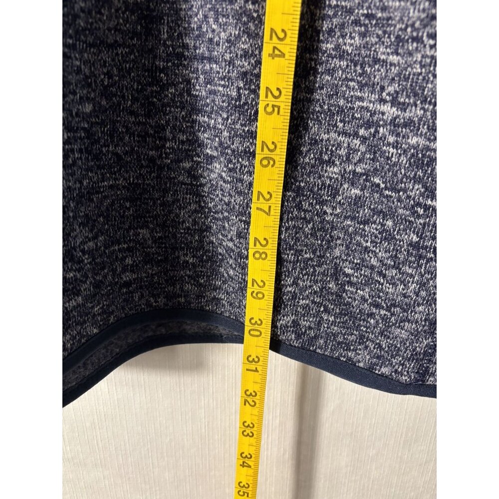 Dallas Cowboys Antigua XL Navy Heathered 1/4 Zip Pullover Sweatshirt With Zipper - Picture 6 of 7